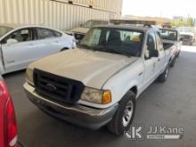 2004 Ford Ranger Pickup Truck Runs & Moves, Paint Damage