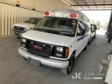 2001 GMC Savana G3500 Extended Sports Van Runs & Moves, Paint Damage