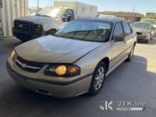 2005 Chevrolet Impala 4-Door Sedan, Key i85 Runs, Moves, Check Engine Light Is On