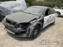 2012 Chevrolet Caprice 4-Door Sedan Not Running, Engine Bay Stripped Of Parts, Interior Stripped Of 