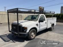 2008 Ford F250 Utility Truck Runs & Moves