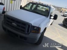 2005 Ford F250 Extended-Cab Pickup Truck Not Running, Check Engine Light Is On, Interior Is worn, Pa