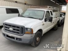 2005 Ford F250 Pickup Truck Runs & Moves, Paint Damage , Body Damage