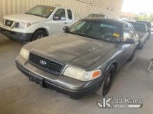 2007 Ford Crown Victoria Police Interceptor 4-Door Sedan Runs & Moves