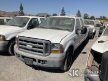 2005 Ford F250 Crew-Cab Pickup Truck Runs, Moves, Has Rust Damage On the Tail Gate