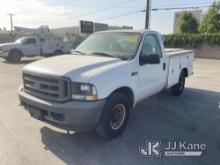 2004 Ford F250 XL Pickup Truck Runs & Moves, Bad Tires