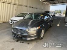 2016 Ford Fusion 4-Door Sedan Runs & Moves, Check Engine Light On