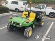 2014 John Deere Gator Utility Vehicle Yard Cart Runs & Operates, To Be Sold With Trailer, Id 1428589