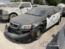 2014 Chevrolet Caprice 4-Door Sedan Not Running, Body Damage, Interior Stripped Of Parts