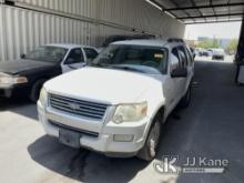 2008 Ford Explorer XLT 4x4 Sport Utility Vehicle, Key i46 Runs & Moves