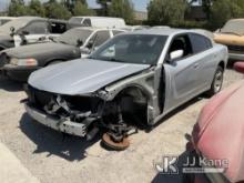 2020 Dodge Charger Police Package 4-Door Sedan Not Running, Missing Front Tires, Stripped Of Parts, 