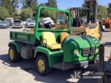 2013 John Deere Gator Utility Vehicle Does Not Run, Leaks Gas, Has Torn Drivers Seat, No Keys