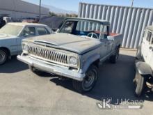 1974 Jeep Pickup Truck Not Running, No Key,Stripped Of Parts