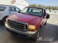 2001 Ford F-250 SD Regular Cab Pickup 2-DR Runs & Moves,  Paint Damage