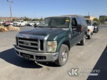 2008 Ford F250 Extended-Cab Pickup Truck Runs & Moves, Odometer Screen Not Clear