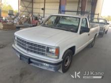 1988 Chevrolet 2500 Pickup Truck Runs & Moves, Paint Damage