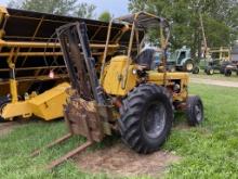 CASE ROUGH TERRAIN FORKLIFT, DIESEL, ROLL OVER FORKS, RUNNING CONDITION UNKNOWN