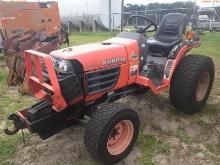 8-01142 (Equip.-Tractor)  Seller: Gov-Pinellas County Sheriffs Ofc KUBOTA B7510