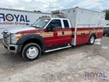 2015 Ford F-450 4x4 Ext Cab Ambulance Truck