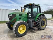 2014 John Deere 6105M 4x4 Utility Tractor