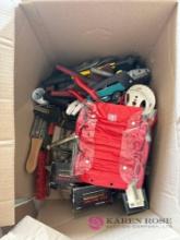 box lot of hand tools