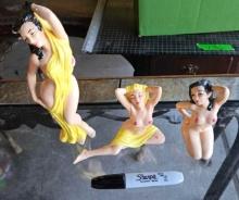 3 Female figurines