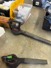 Toro leaf blower Garage