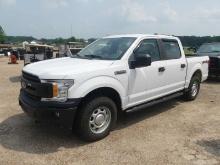 2018 Ford F150 4WD Pickup, s/n 1FTEW1E5XJKE72744 (Inoperable): Crew Cab, 5.