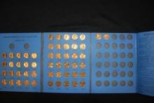 Book Containing 52 Lincoln Memorial Cents; Unc.