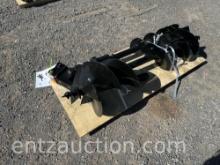 MINI EXCAVATOR HYD. POST HOLE DIGGER W/ 8", 12" &