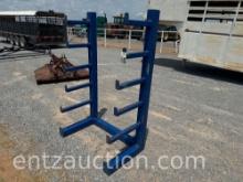 70" X 26 1/2" PIPE RACK, 6 SHELF