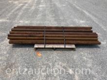 8' PIPE POSTS, 2 7/8" *SOLD TIMES THE QUANTITY*