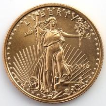 2016 1/10TH OZ GOLD AMERICAN EAGLE COIN