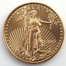 2015 1/10TH OZ GOLD AMERICAN EAGLE COIN