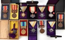 12 WWII JAPANESE MEDAL LOT
