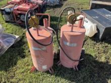 (2) Powerlift Auto Gas Caddys