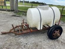 300gal Water Tank Trailer Mounted