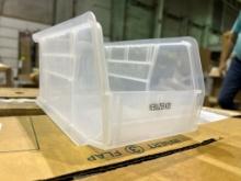 10in x 5in Clear Plastic Akro Bins