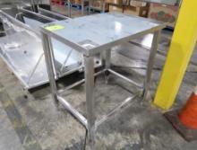 stainless equipment stand/table