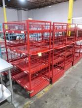 4-tier stocking carts