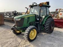 2014 John Deere 5085E Tractor w/ Boom Mower