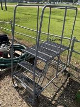 Rolling Metal Stairs