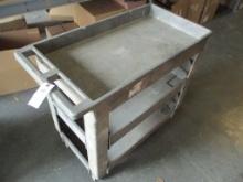 SHOP CART-16 X 32 IN POLY. ROLLING SHOP CART