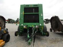 4591 460M JOHN DEERE ROUND BALER W/PTO 540 & MON 5568BALE 2021 MODEL 5568 S/N:1E0460MDLMM473162