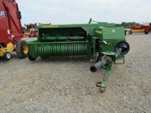 4958 348 JOHN DEERE SQ BALER W/540 PTO & HITCH