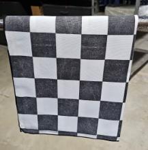 Napkin 18x18Â Black/White Checkered