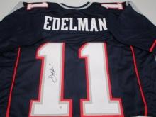 Julian Edelman of the New England Patriots signed autographed football jersey PAAS COA 000