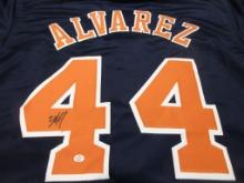 Yordan Alvarez of the Houston Astros signed autographed baseball jeresey PAAS COA 444