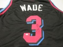 Dwyane Wade of the Miami Heat signed autographed basketball jersey PAAS COA 647