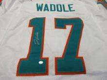 Jaylen Waddle of the Miami Dolphins signed autographed football jersey PAAS COA 048